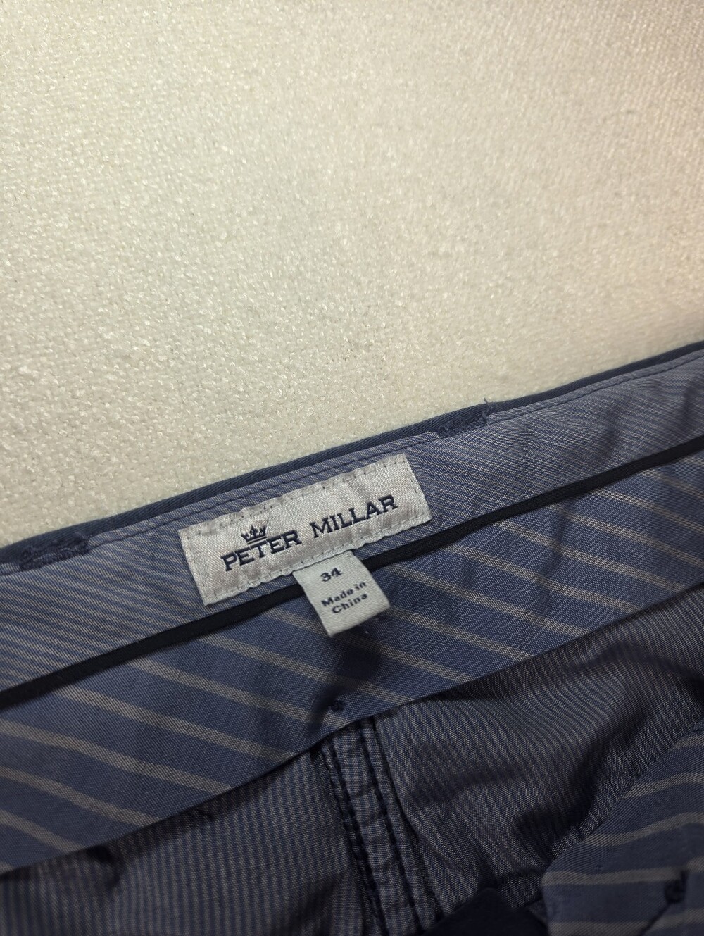 Peter Millar Blue 5 Pocket Stretch Pants Men’s 34 - Picture 6 of 8